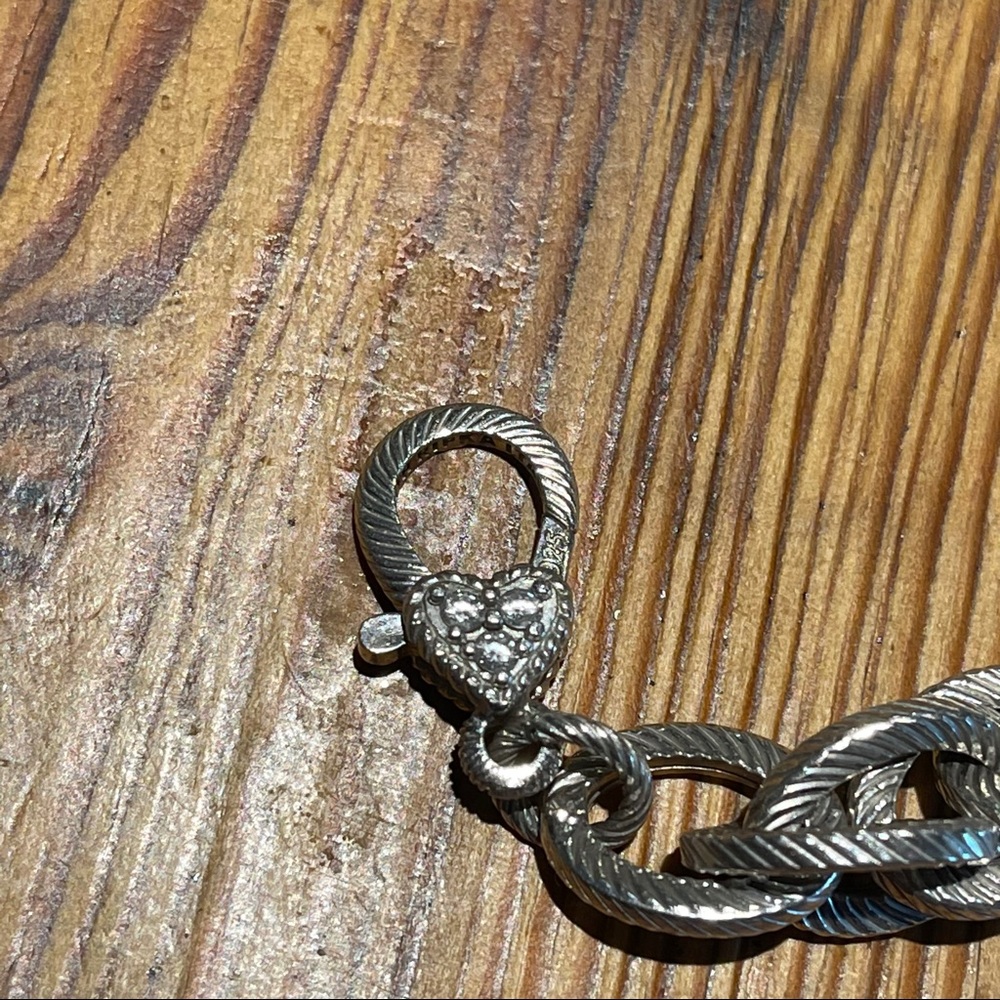 Judith Ripka Verona 925 Large Link Bracelet - Picture 4 of 9